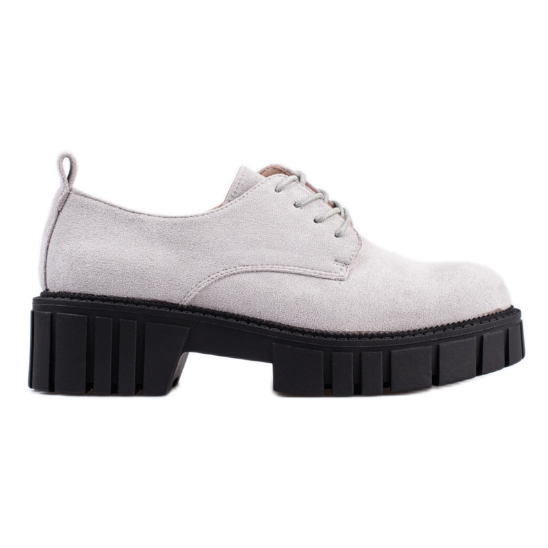 Zapatos mujer de ante con cordones Shelovet negro