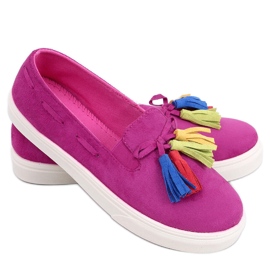 BM Salma Deportiva primavera fucsia con borlas rosado