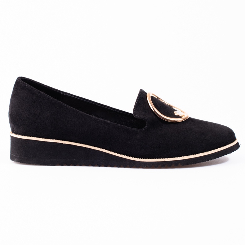 BM Mocasines mujer Shelovet ante negro