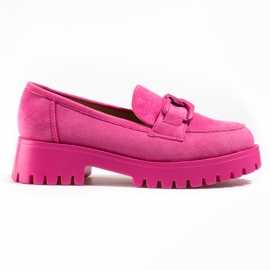Goodin Zapatos plataforma mujer Shelovet fucsia rosa