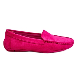 Mocasines Mujer Ante Fucsia Morreno rosado