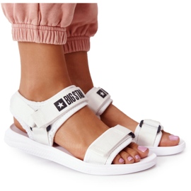Sandalias deportivas de mujer Big Star HH274A026 Blanco