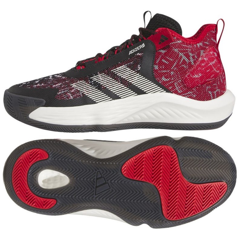 Zapatillas de baloncesto Adidas Adizero Select IF2164 rojo