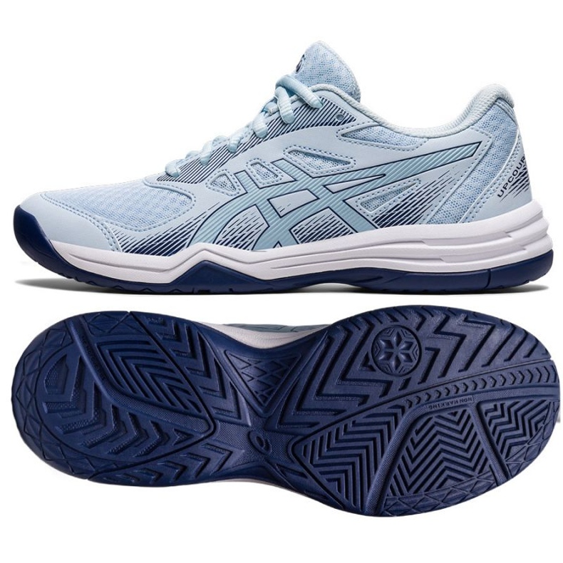 Zapatillas de voleibol Asics Upcourt 5 W 1072A088 401 azul azul