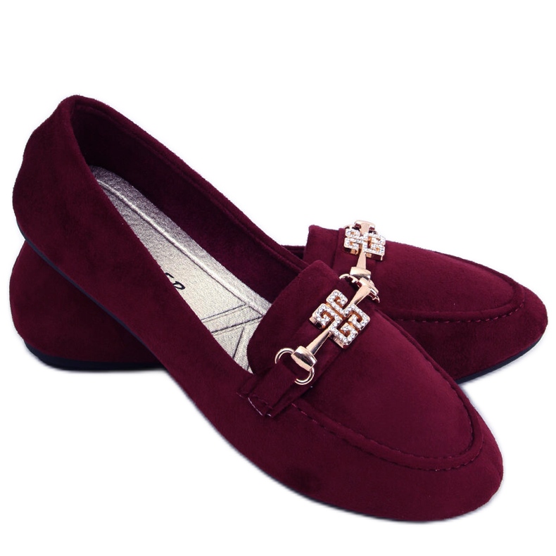 Mocasines Mujer Chloe Vino rojo