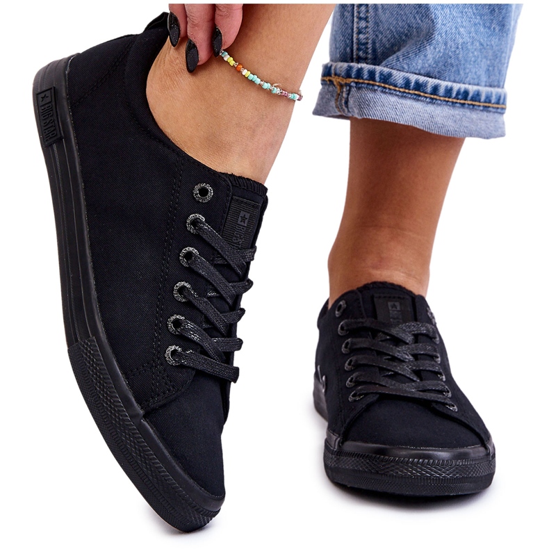 Zapatillas Mujer Smooth Low Big Star LL274057 Negro