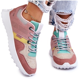 Sneakers de Mujer Big Star LL274422 Rosa-Beige