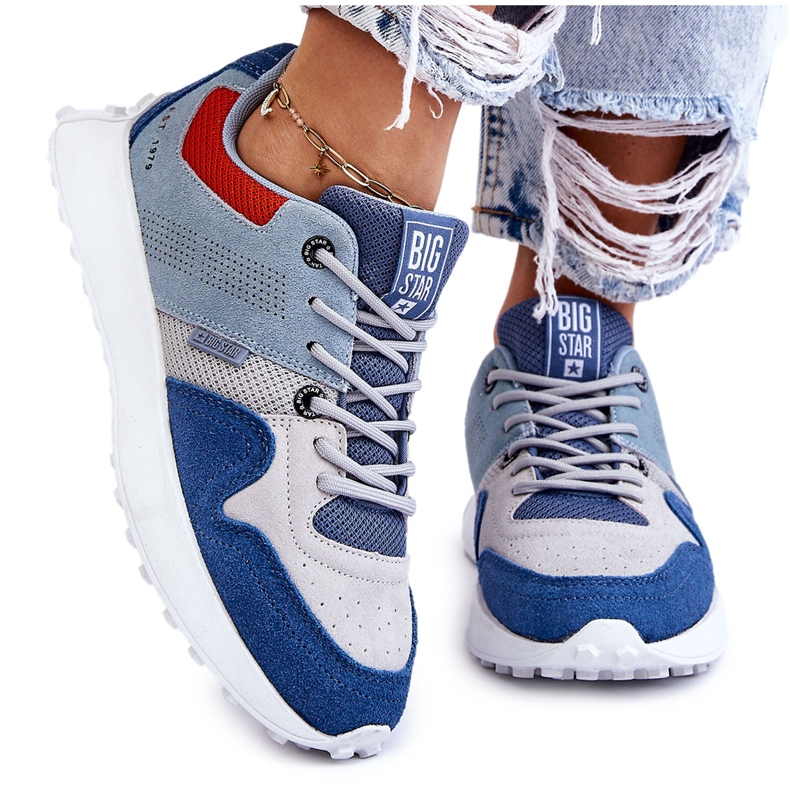 Zapatillas de Mujer Big Star LL274421 Azul