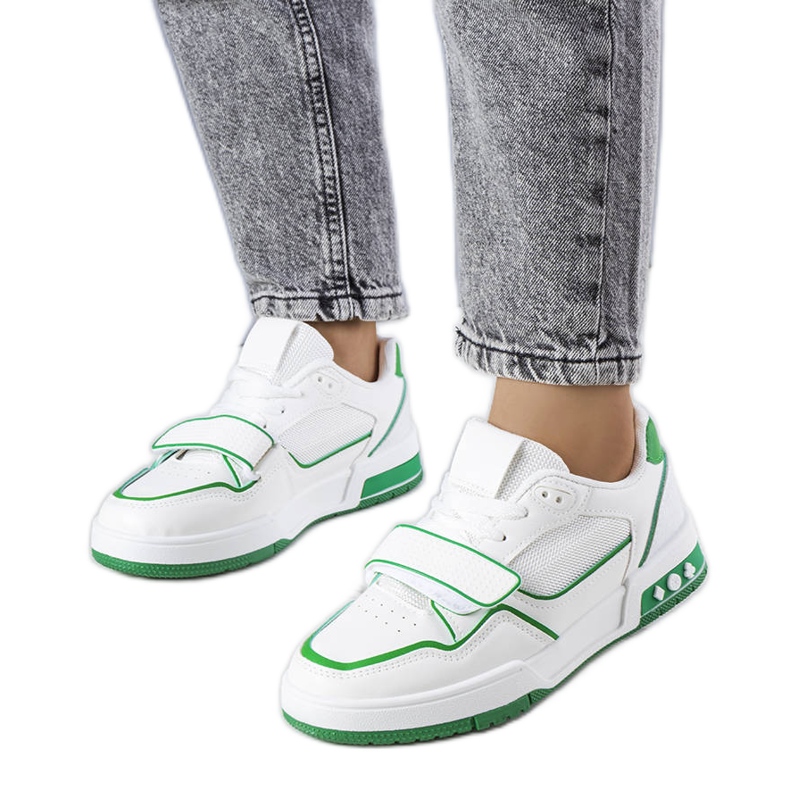 Deportivas de mujer Kadie verdes blanco