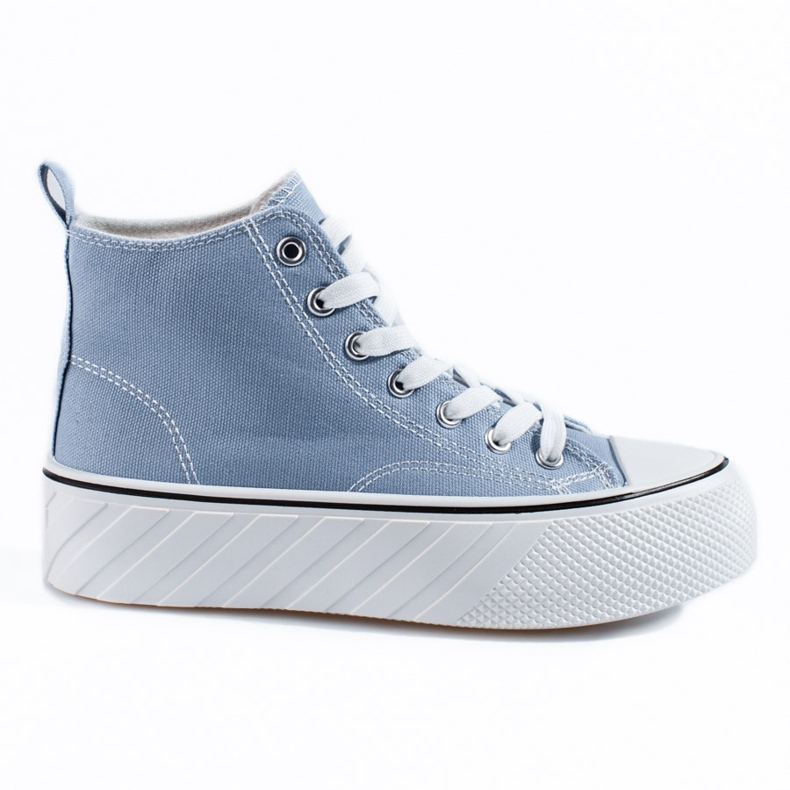 Deportivas altas de mujer Shelovet azul