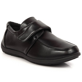 Zapatos de comunión para niño American Club 52/23 negros con velcro