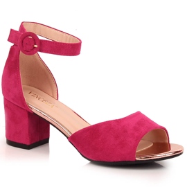 Sandalias mujer ante fucsia Vinceza 20100 rosado