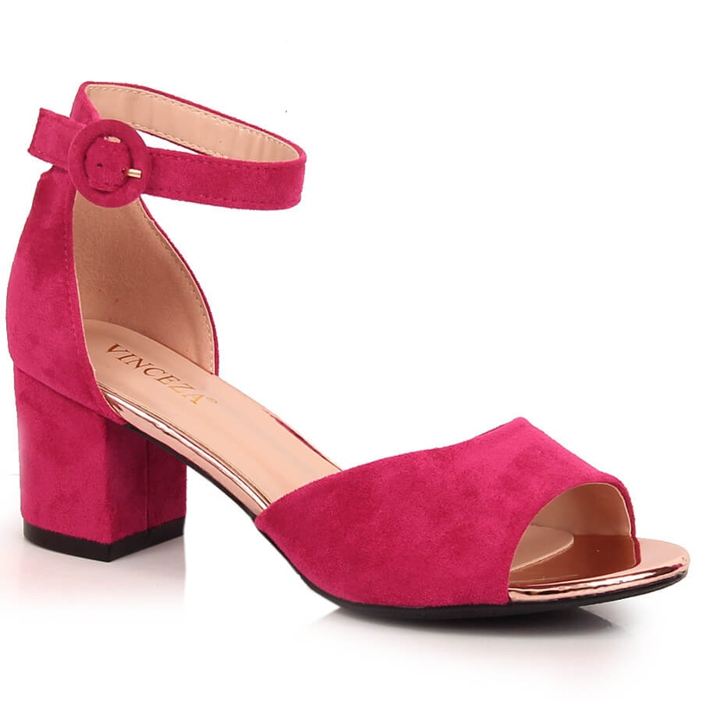 Sandalias mujer ante fucsia Vinceza 20100 rosado