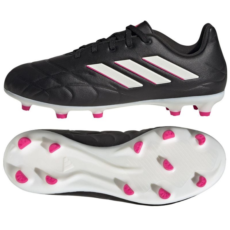 Adidas Copa Pura.3 Fg Jr HQ8945 zapatos de fútbol negro negro