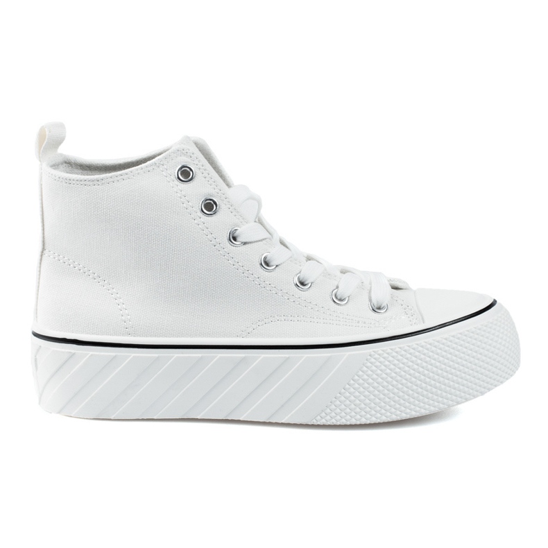 Deportivas altas Shelovet blancas para mujer blanco