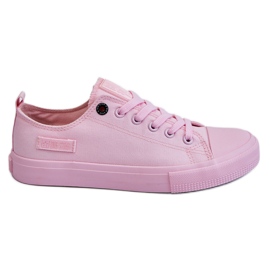 Zapatillas Clásicas Bajas Mujer Big Star LL274022 Rosa Claro