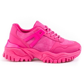 Deportivas mujer Shelovet fucsia rosa