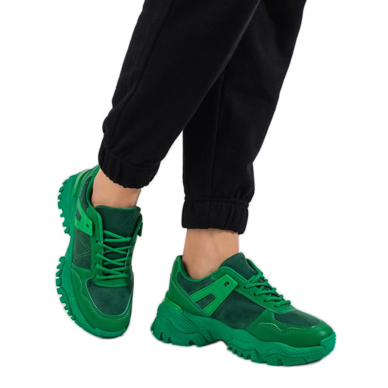 Deportivas de mujer Shelovet verdes