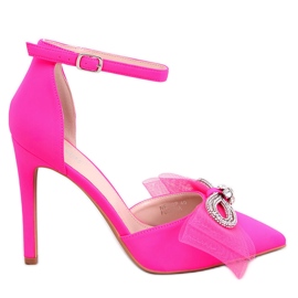 Seastar Stilettos Lazo Tul Triana Fucsia rosado