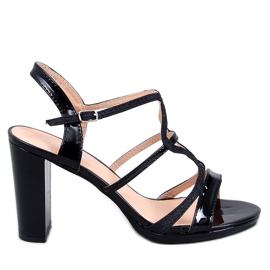 PA1 Sandalias tacón Inma Negro