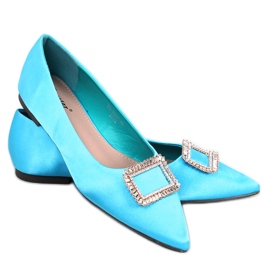 PA1 Bailarinas elegantes con piedras Lorella Blue azul PA1 Bailarinas elegantes con piedras Lorella Blue azul