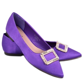 PA1 Bailarinas elegantes con piedras Lorella Purple violeta