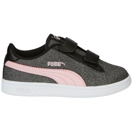 Zapatos Puma Smash v2 Glitz Glam V Ps Jr 367378 30 negro