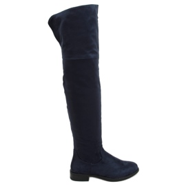 PA1 Botas sobre la rodilla, azul marino MR-2 Navy
