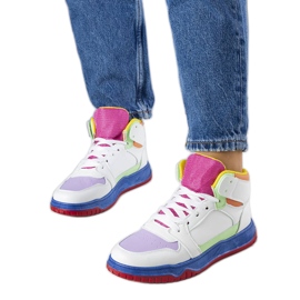 Zapatillas altas Elizabeth de colores multicolor