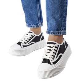 Zapatillas negras con plataforma de Dolores negro