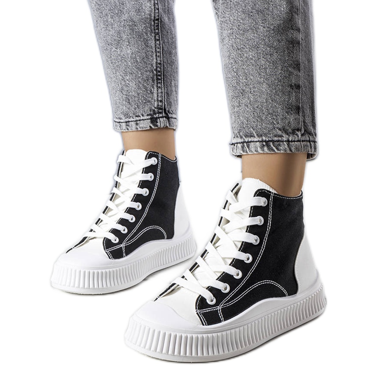 Zapatillas negras con plataforma de Terri negro