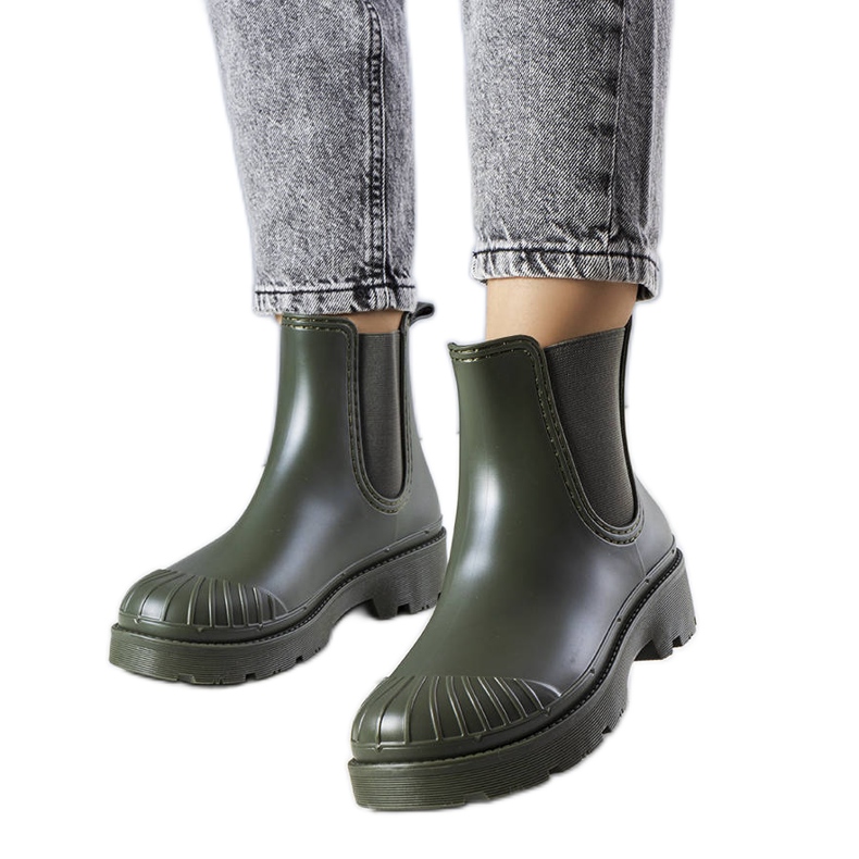 Botas de agua cortas verdes de Michele