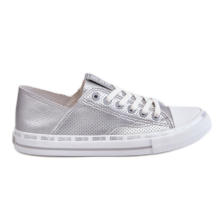 Sneakers Mujer Piel Bajas Big Star LL274016 Plata