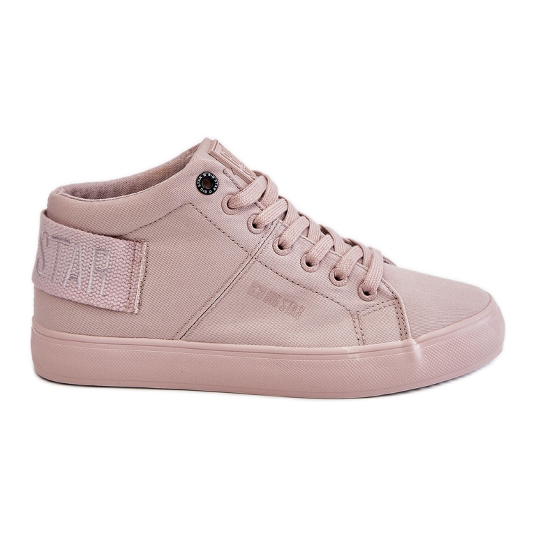 Zapatillas altas clásicas para mujer Big Star LL274004 Nude rosado