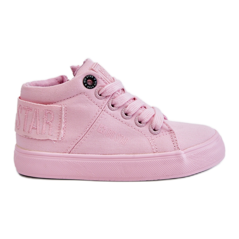 Zapatillas Altas Infantiles Clásicas Big Star LL374003 Rosa rosado
