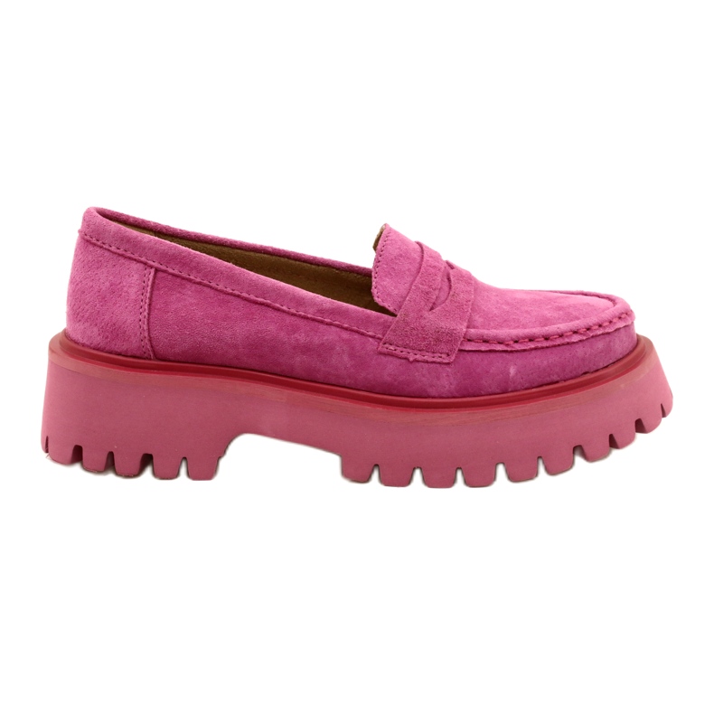 Mocasines de ante Filippo DP4586/23 FH Fucsia rosado
