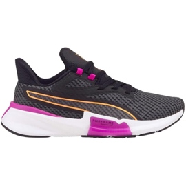 Puma PwrFrame Tr W 376170 04 zapatos negro rosado gris Puma PwrFrame Tr W 376170 04 zapatos negro rosado gris