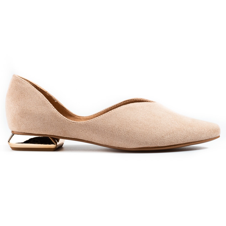 W. Potocki Bailarinas mujer antelina Potocki beige W. Potocki Bailarinas mujer antelina Potocki beige