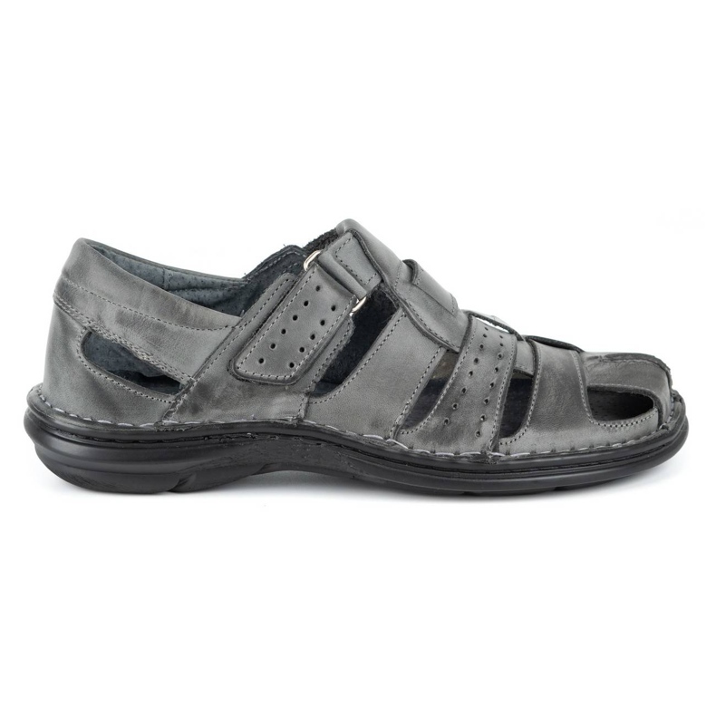 Olivier 467 Sandalias de hombre gris