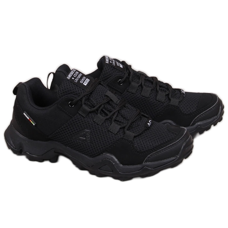 Zapatillas deportivas de trekking de hombre American Club negras negro