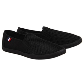 News Zapatillas slip-on caladas negras para hombre NOVEDADES negro