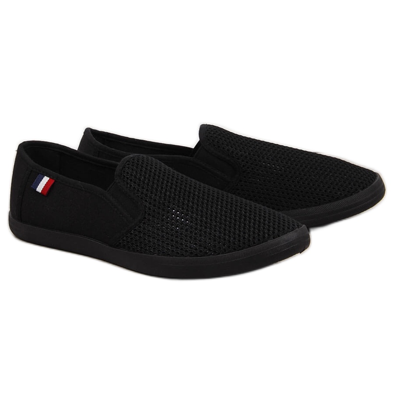 News Zapatillas slip-on caladas negras para hombre NOVEDADES negro