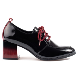 W. Potocki Zapatos mujer con cordones Potocki negro W. Potocki Zapatos mujer con cordones Potocki negro