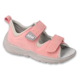 Zapatos befado niños rosa/gris 721P002
