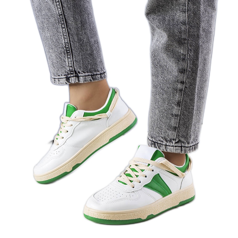 Deportivas de mujer marcella verdes blanco Deportivas de mujer marcella verdes blanco