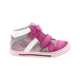 Zapatos niña Ren But 3225 rosa perla rosado gris blanco