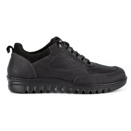 WASAK Zapatos casual hombre piel 0228W negro