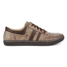 WASAK Zapatos casual hombre piel 0150W marrón