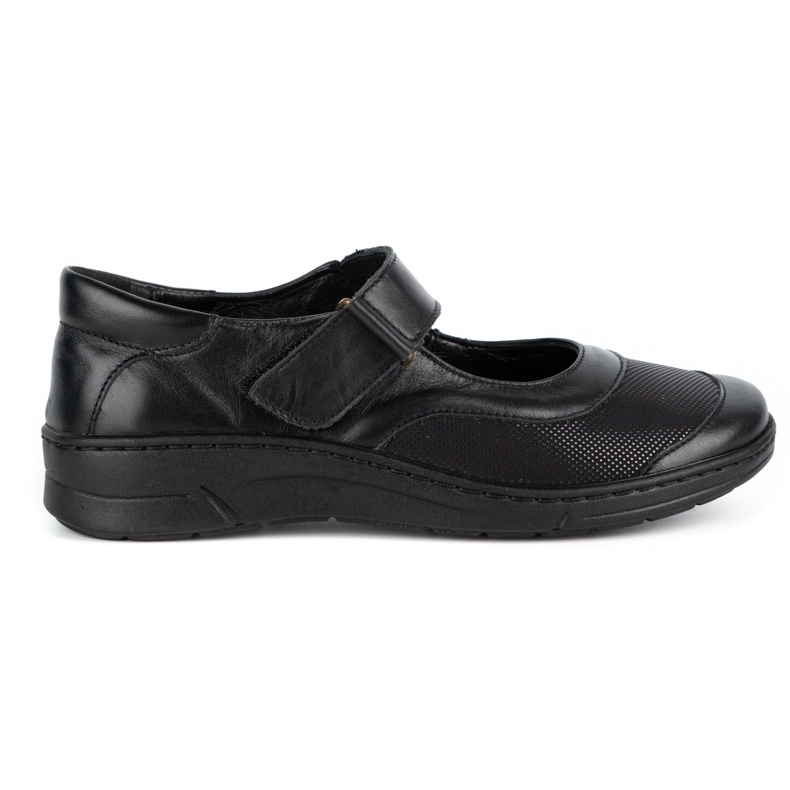 WASAK Zapatos mujer piel velcro 0580W negro