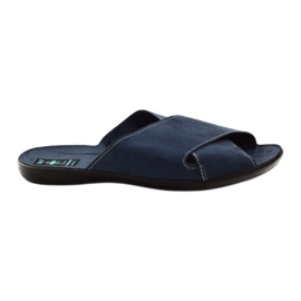 Zapatillas Adanex Slippers para hombres 20308 Slippers azul marino